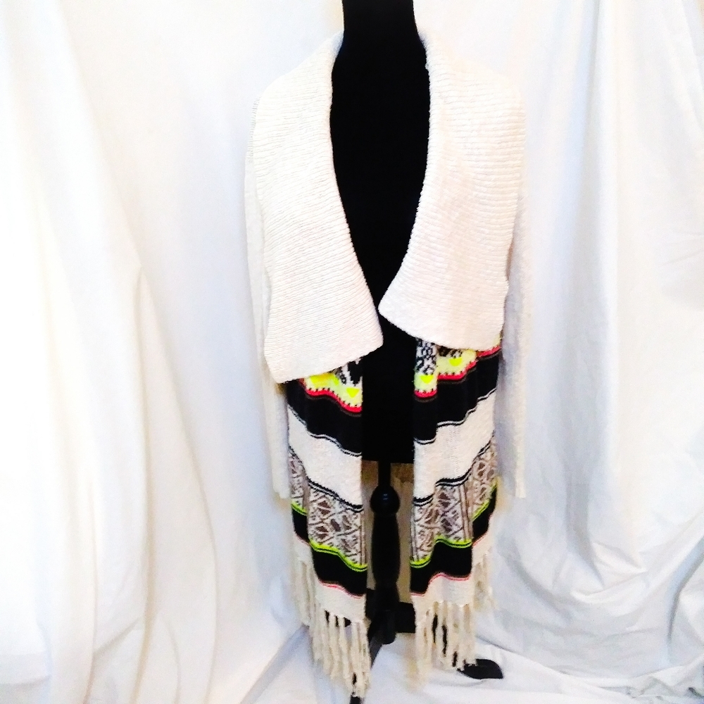 Vera wang princess native design cardigan